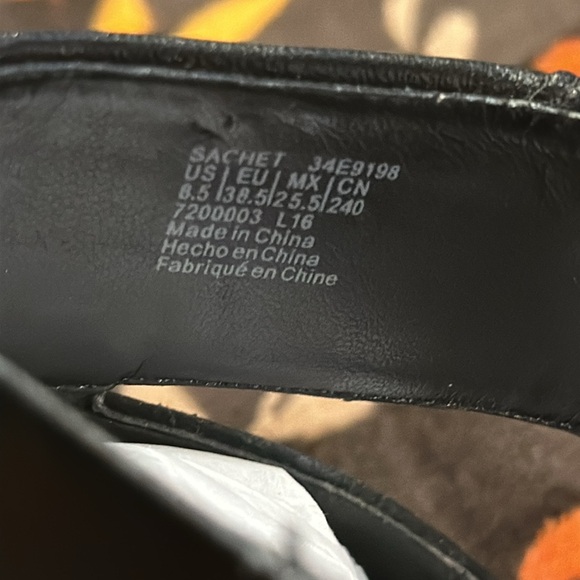 Brand new Calvin Klein Satchel peep toe mule heels - Picture 8 of 8